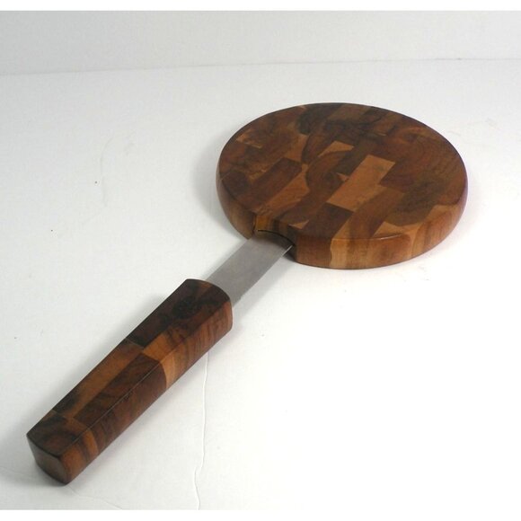 Vintage Dansk International Teak Wood Cheese Cutter With Stainless Steel Blade & - Picture 2 of 11